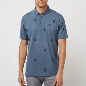 Travis Mathew Rome Around Polo Bering Sea NWT